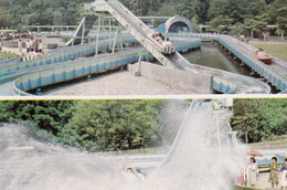 Pyongyang North Korea Amusement Park Postcard - Flume Ride - Corea Del Norte