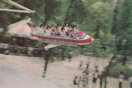 Pyongyang North Korea Amusement Park Postcard - Flight Tower - Corée Du Nord