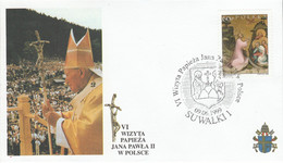 POLOGNE1999 VISITE PAPE JEAN PAUL II A SUWALSKI - Covers & Documents