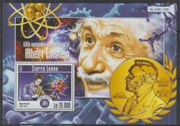 Sierra Leone 2015 Nobel Albert EINSTEIN MNH - Albert Einstein