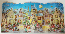 08730 Cartaceo 23 - Paesaggio / Rappresentazione Natalizia In Carta-West Germany - Crèches De Noël