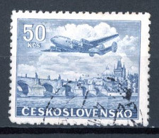 Tchécoslovaquie   Y&T   PA 27   0bl.   ---    Bel état. - Airmail