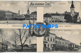 170923 GERMANY AUS EISERNER ZEIT FLAG AND MULTI VIEW POSTAL POSTCARD - Ohne Zuordnung