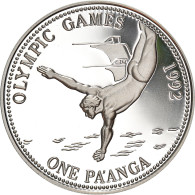 Monnaie, Tonga, King Taufa'ahau Tupou IV, Pa'anga, 1991, FDC, Argent, KM:140 - Tonga