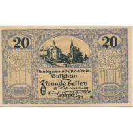 Billet, Autriche, Radstadt, 20 Heller, Eglise, SPL, Mehl:FS 811 - Autriche