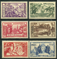 Senegal (1937) N 138 à 143 * (charniere) - Autres & Non Classés