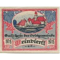 Billet, Autriche, Wienzierl, 50 Heller, Village, SPL, Mehl:FS 1152 - Autriche