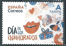 ESPAGNE SPANIEN SPAIN ESPAÑA 2021 VALENTINE'S DAY DÍA DE LOS ENAMORADOS USED ED 5456 MI 5500 YT 5210 SC 4491 SG 5456 - Used Stamps
