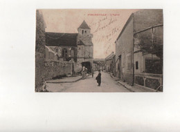 Porcheville En 1904..Rue Et L'Eglise..Voir Scan - Porcheville