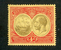 508 Bermuda 1920 Scott #59 Mint "Offers Welcome" - Bermudes