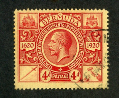 517 Bermuda 1921 Scott #77 Used "Offers Welcome" - Bermudes