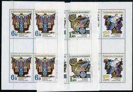 CZECHOSLOVAKIA 1974 UNESCO Hydrological Decade In Sheetlets Of 4 MNH / **  Michel 2195-99 Kb - Unused Stamps