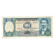 Billet, Bolivie, 500 Pesos Bolivianos, 1981, 1981-06-01, KM:165a, TB+ - Bolivia