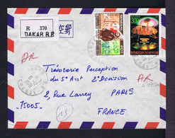 Sp8056 SENEGAL Dakar 1978 Croix-rouge Red Cross HENRI DUNANT 1828-1910 VIKING OPERATION Cosmos Space Mailed Paris - Other & Unclassified