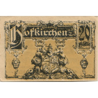 Billet, Autriche, Hofkirchen, 20 Heller, Blason 1921-07-15, SPL Mehl:FS 385a - Autriche