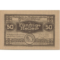 Billet, Autriche, Kremsmunster, 50 Heller, Rue 1920-12-31, SPL Mehl:FS 476IIIb - Autriche