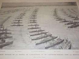 FORCES NAVALE FRANCE - BRITANNIQUE-AUTRICHE HONGRIE 1914 - Bateaux