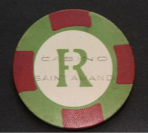 Jeton De Casino "Casino De Saint Amand (les Eaux) - Nord - Hauts-de-France - Casino Token - Casino