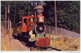 Old Fashioned Steam Train, Portland Zoological Gardens, Oregon - Portland