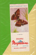 BUVARD :Biscottes MAGDELEINE  N°3 Papillon Grand Sylvain - Biscottes