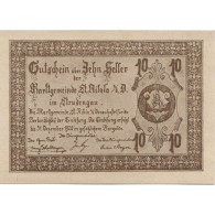 Billet, Autriche, St Nikola 10 Heller, Château 1920-12-31 SPL Mehl:FS 914IIIa - Autriche