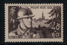 France // 1940 // Fantassin Et Strasbourg Neuf** MNH No.451 Y&T (sans Charnière) - Nuevos