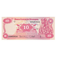 Billet, Nicaragua, 10 Cordobas, KM:134, NEUF - Nicaragua