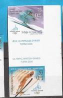 2006 360-61  TORINO OLYMPIADE SKI BIATHLON SEHR SELTEN   RRR IMPERFORATE SRBIJA I CRNA GORA SERBIA- MONTENEGRO  MNH - Invierno 2006: Turín