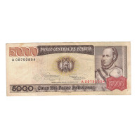 Billet, Bolivie, 5000 Pesos Bolivianos, 1984, 1984-02-10, KM:168a, TB+ - Bolivia