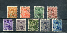 Egypte 1944-46 Yt 223-224 226-232 Effigie Du Roi Farouk - Used Stamps