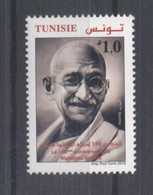Tunisia 2018- 150 Th Anniversary Of Mahatma Ghandi Set (1v) - Mahatma Gandhi