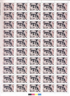 Tunisia 2018- 150 Th Anniversary Of Mahatma Ghandi Full Sheet Of 50 Stamps - Mahatma Gandhi