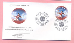 Tunisia 2018- FIFA World Cup, Russia 2018 FDC - 2018 – Russland