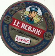 étiquette Fromage Camembert Le Berjou - Cheese