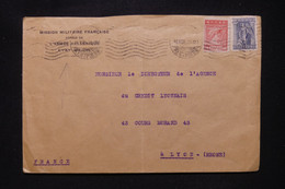 GRECE - Enveloppe De L'Etat Major De La Mission Militaire Française En Grèce Pour Lyon En 1921 - L 107503 - Storia Postale