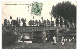 CPA - Carte Postale - France- Ajoncourt Arraye Pont Frontière 1911 VM38233 - Dogana