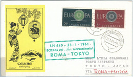 71009 - LUXEMBOURG - Postal History - FIRST FLIGHT:  ROME / TOKYO - # 411 EH - Briefe U. Dokumente