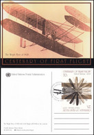 UNO NEW YORK 2003 Mi-Nr. 923/24  Postkarte Gestempelt EST - Cartas & Documentos