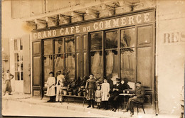 CARTE PHOTO —GRAND CAFÉ DU COMMERCE - Sonstige & Ohne Zuordnung