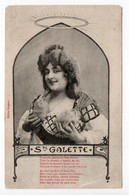 BERGERET - Ste GALETTE - WOMAN - USED 1906 - FRANCE - Bergeret