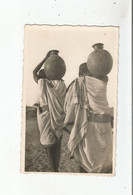 FORT LAMY (TCHAD AEF) 169 CARTE PHOTO RETOUR DE LA CORVEE D'EAU - Tchad