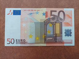 50 EURO BELGIQUE(Z) T004A1 First Position, DUISEMBERG - 50 Euro