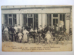 CDH-37- VILLAINES - MAISON FONDEE EN 1891-AUGUSTE BODIN-MACHINES A COUDRE -CYCLES-VOITURES D'ENFANTS - Neuillé-Pont-Pierre