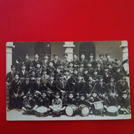 CARTE PHOTO FANFARE LIEU A IDENTIFIER - A Identifier