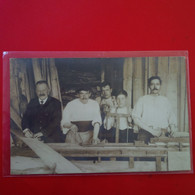 CARTE PHOTO METIER MENUISIER LIEU A IDENTIFIER - Artisanat