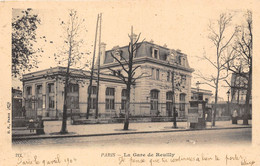 PARIS-75012- LA GARE DE RUILLY - Metro, Stations