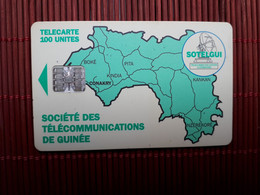 Phonecard Guinee 100 Units Used Rare - Guinée