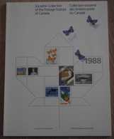 CANADA COLLECTION OF THE POSTAGE STAMPS OF CANADA 1988 LIVRE DE L'ANNEE YEAR BOOK  Complet Avec Timbres Neufs MNH ** - Années Complètes