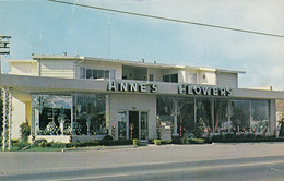 San Jose CA California - Anne's Flower Shop POstcard 1969 - San Jose