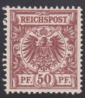 Deutsches Reich. 1869  Michel, 50d MH,   Geprüft - Neufs